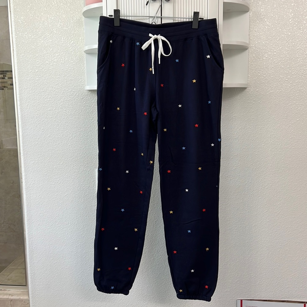 PJ Salvage Embroidered Star Joggers